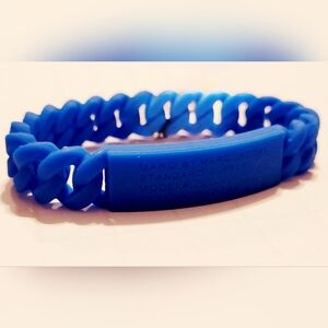 NWT Marc Jacobs Blue Chain Bracelet